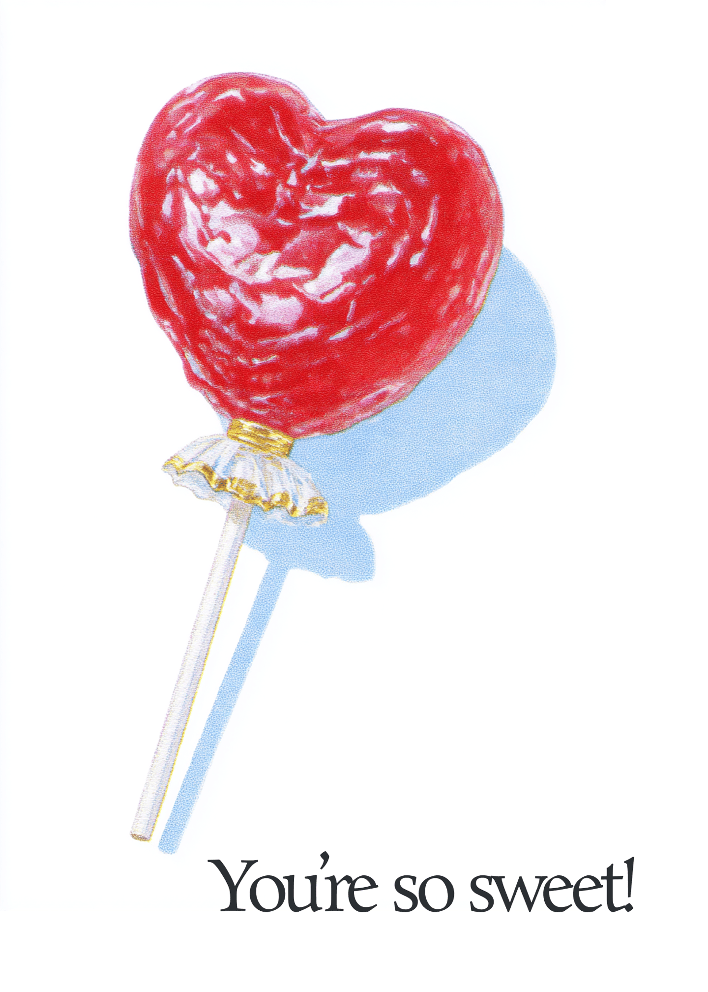 Sweet Heart Lollipop Card
