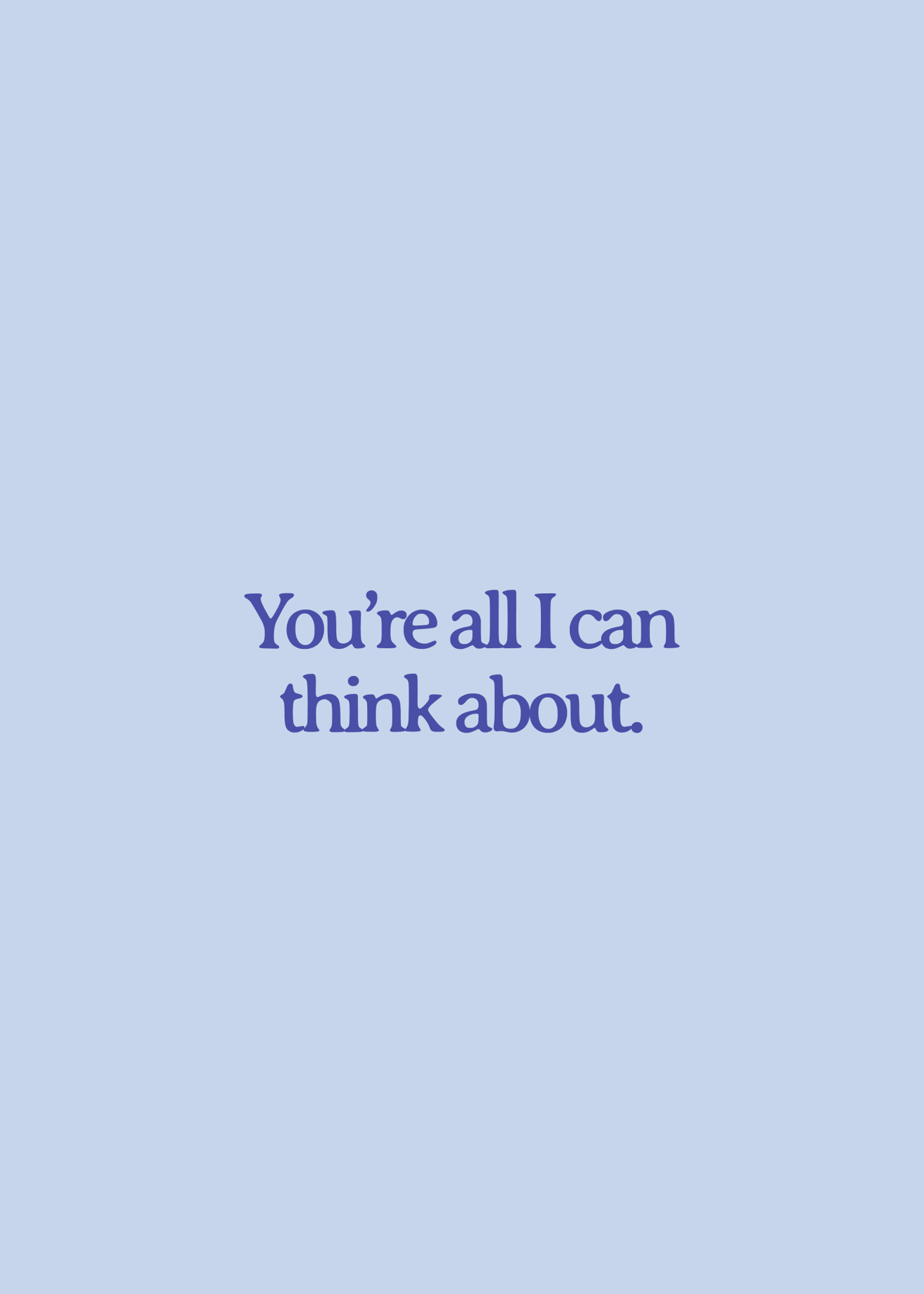 You're Always on My Mind Card
