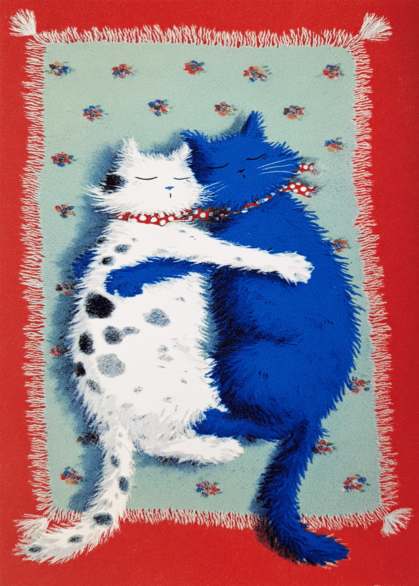 Cozy Cat Cuddles Card