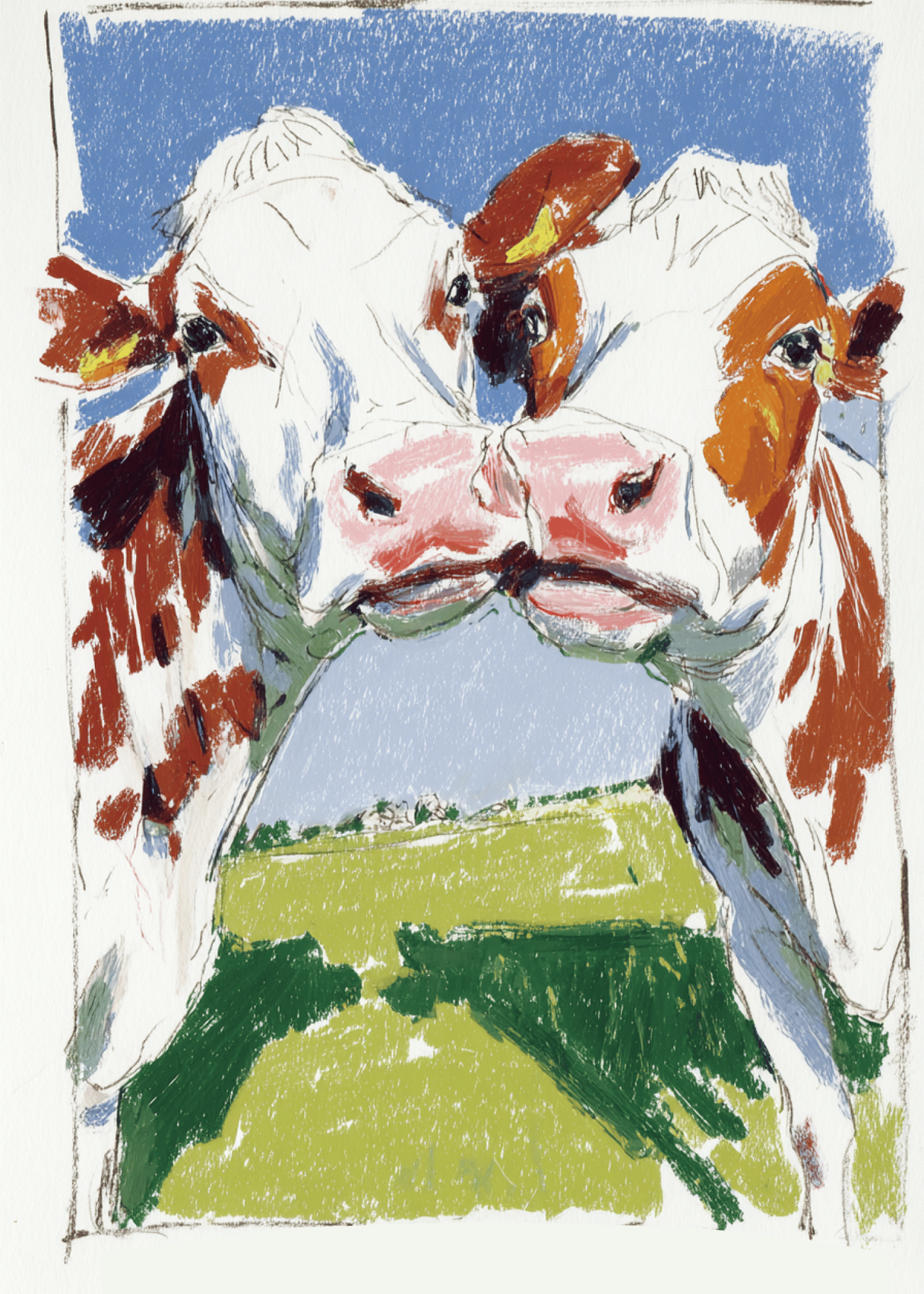 Charming Cow Companions Card
