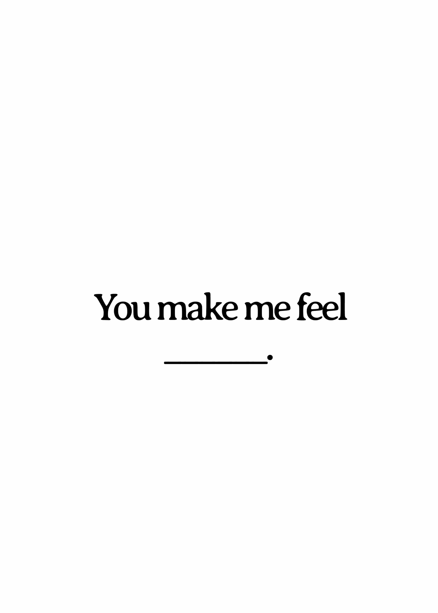 Fill in the Feelings Card