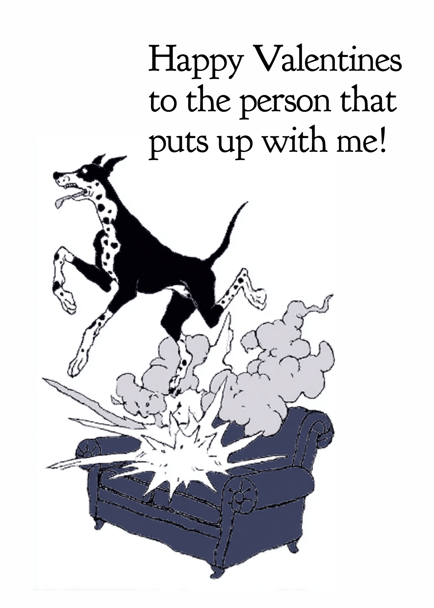 Playful Valentine's Card for Your Partner