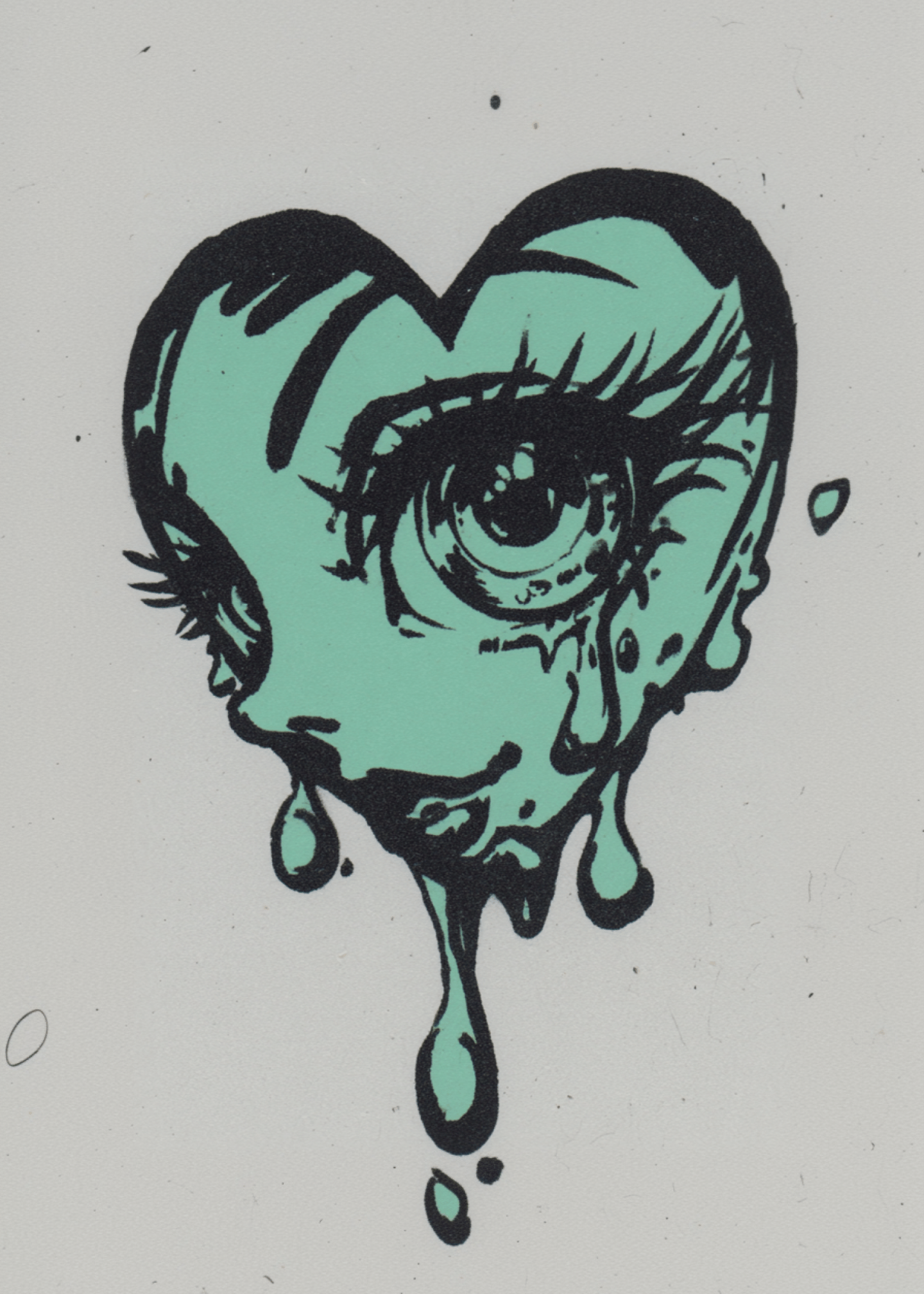 Melting Heart Art Card