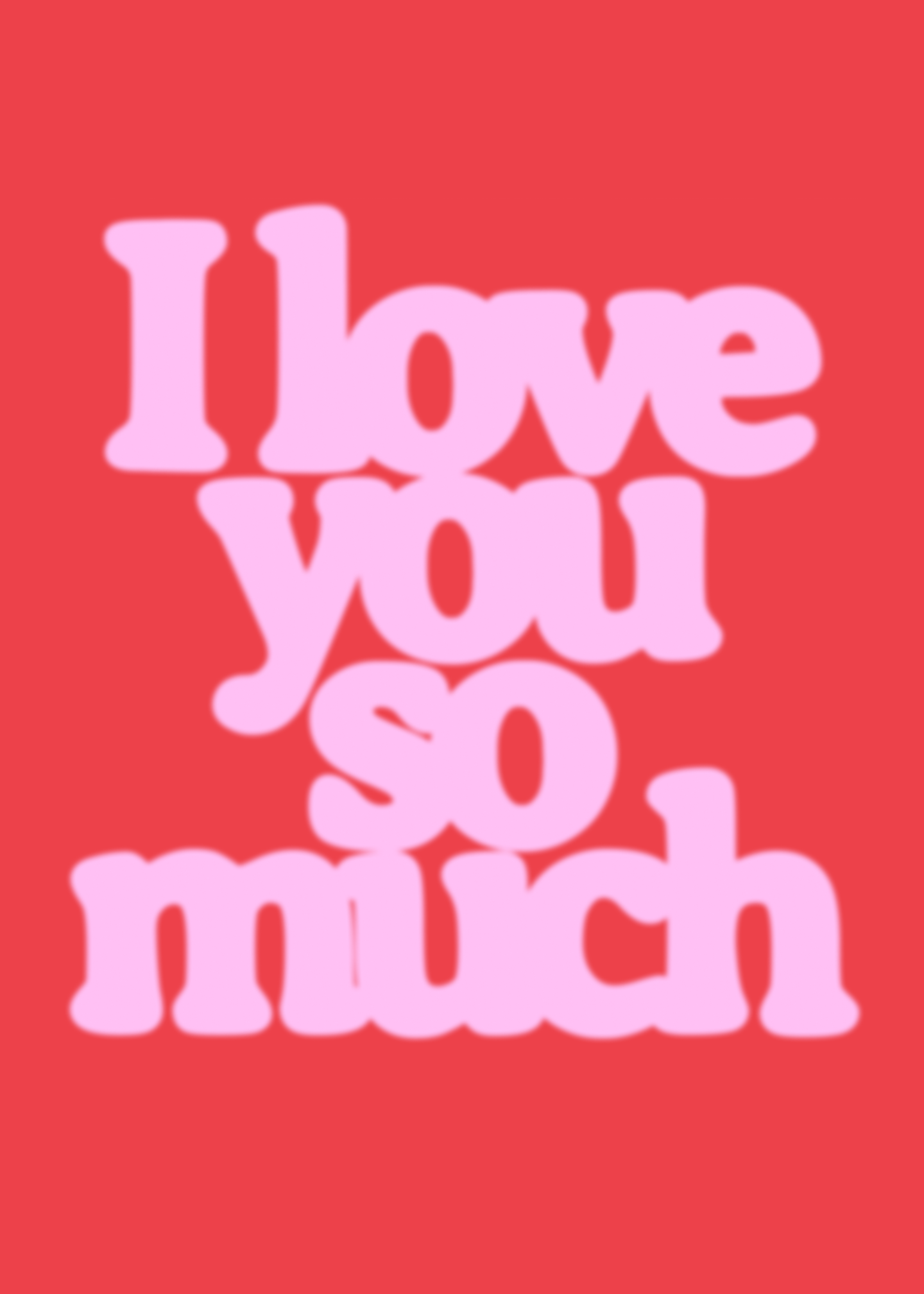 Bold Love Statement Card