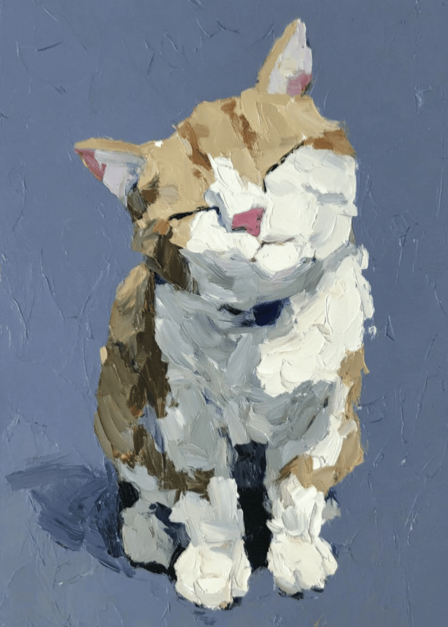 painted tabby cat