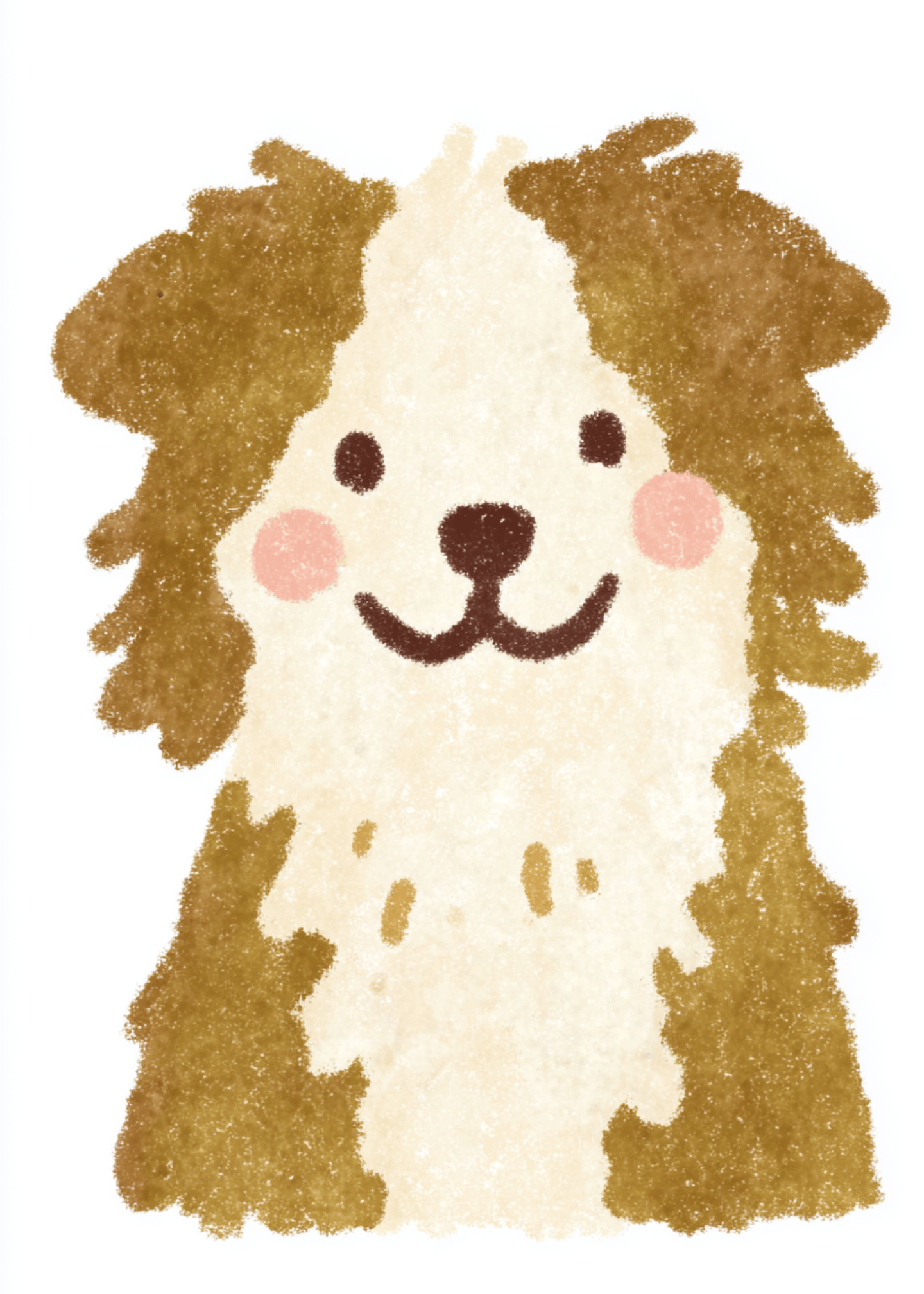 cute dog smiling