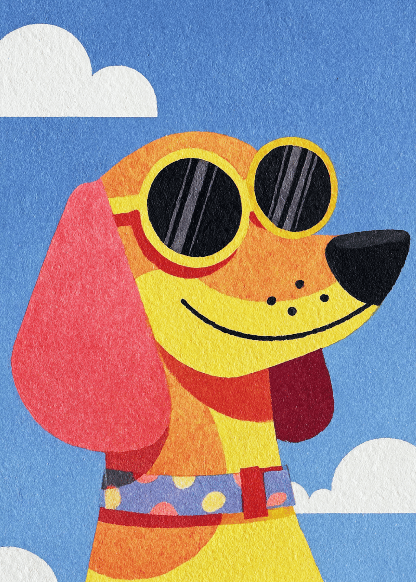 daschund with sunglasses