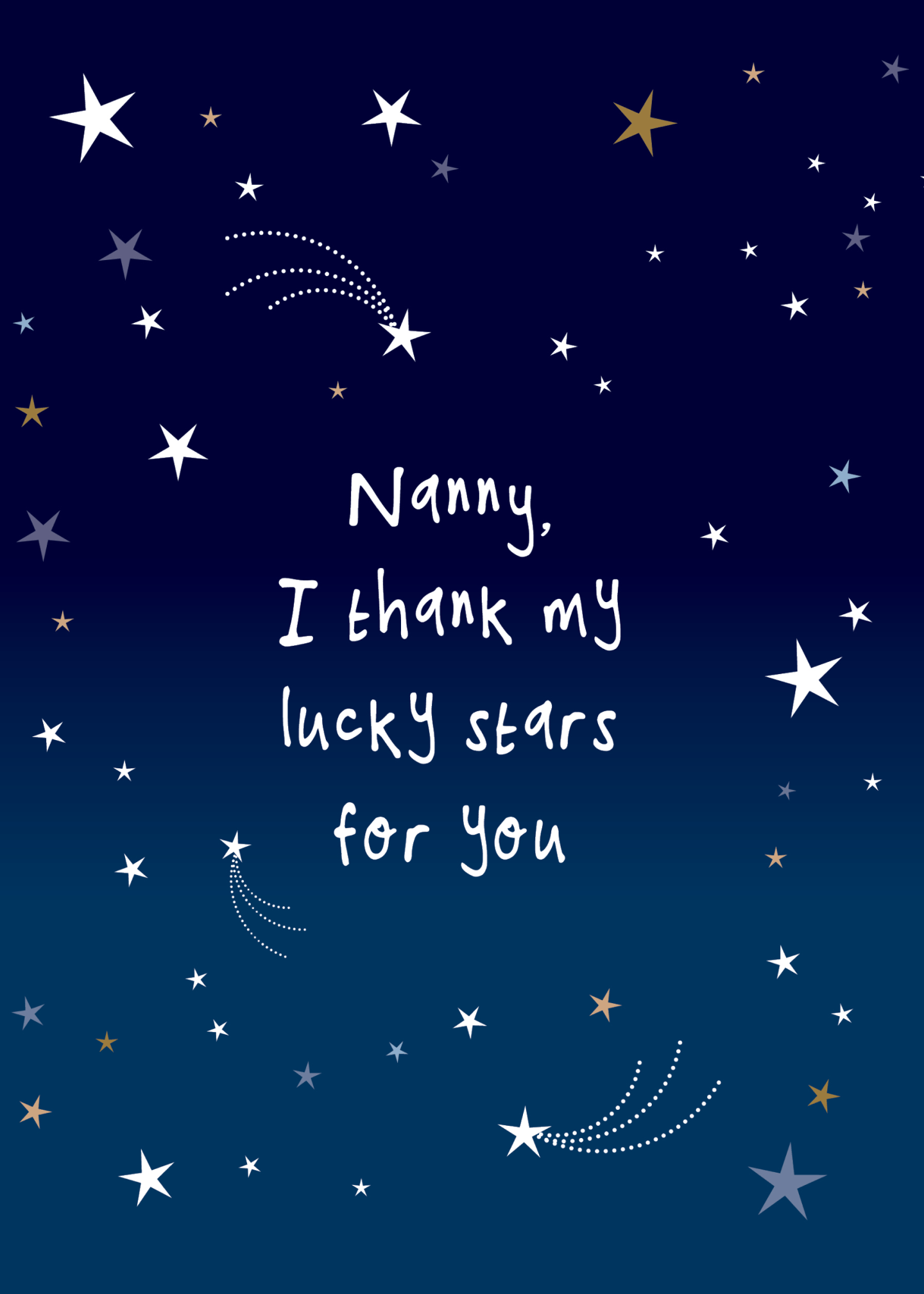 nana i thank my lucky stars for you