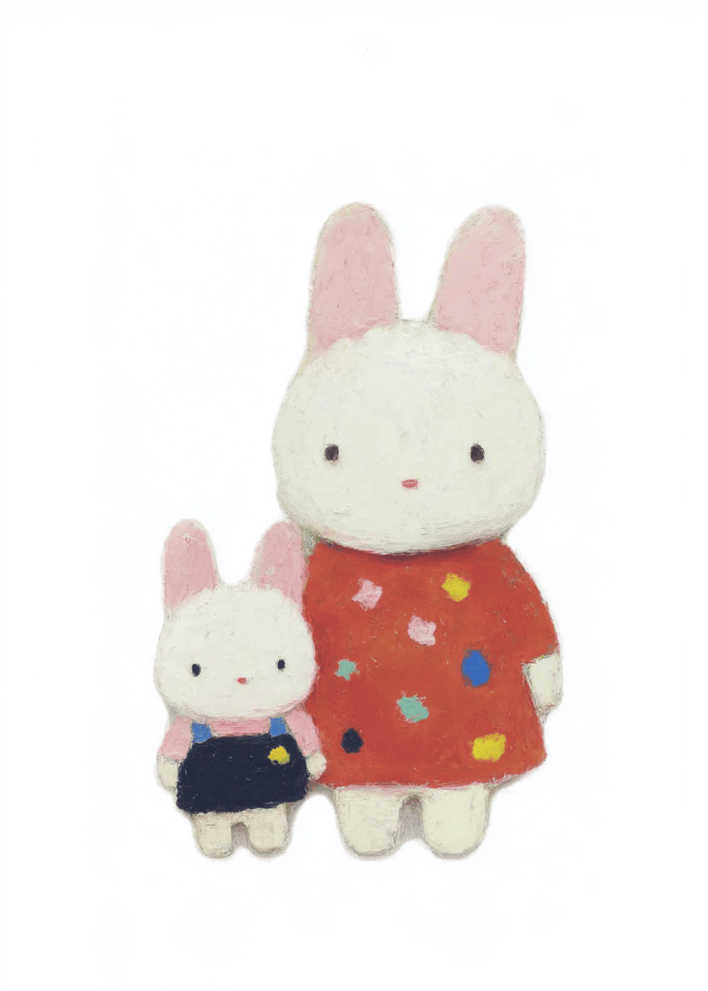 bunnies mom and daughter
