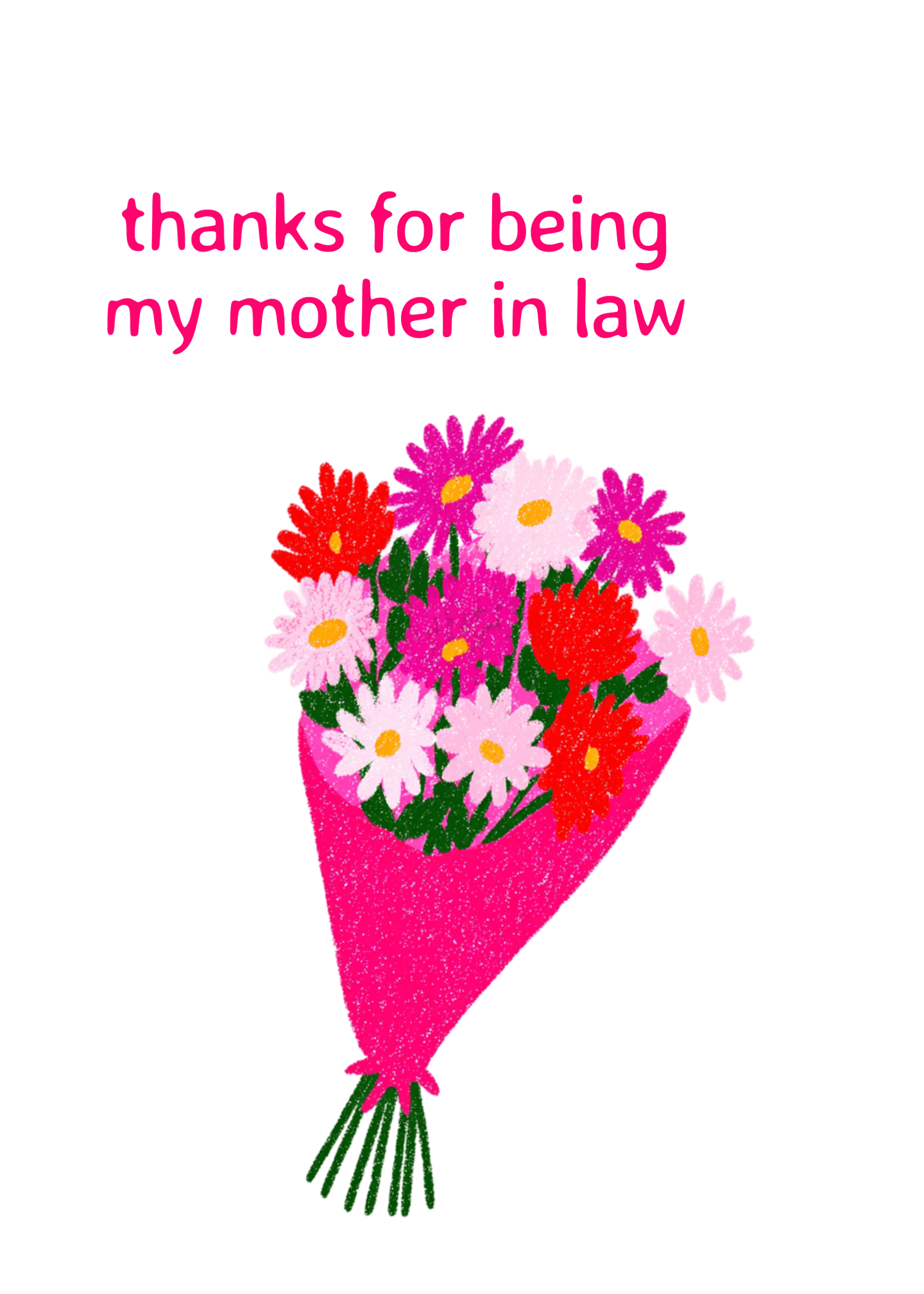 thanks for being my mother in law