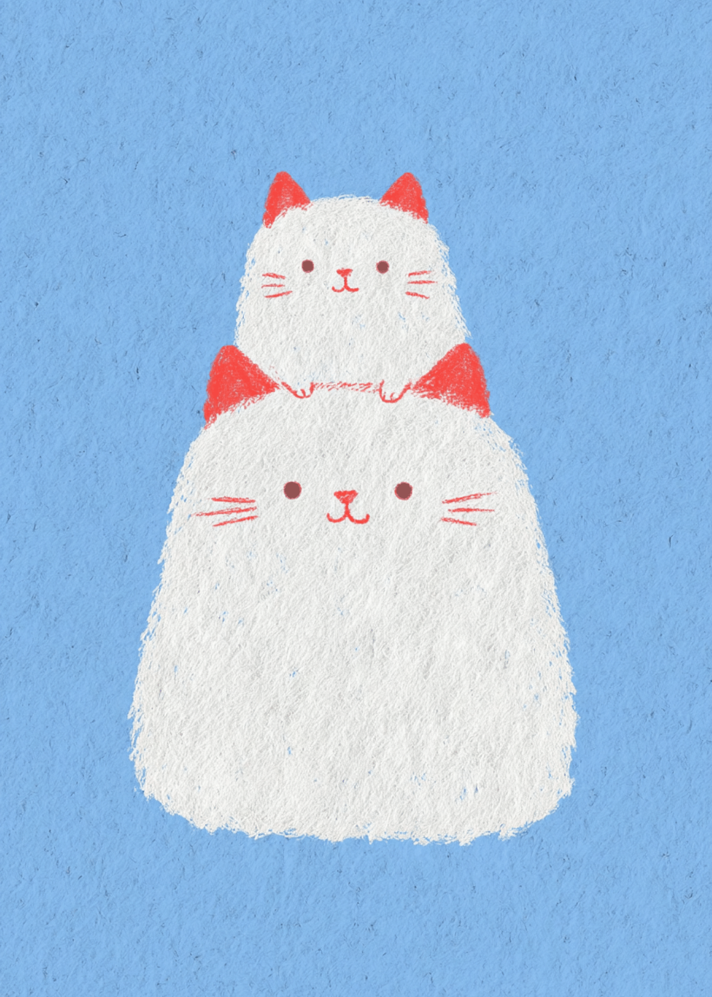mom cat sitting