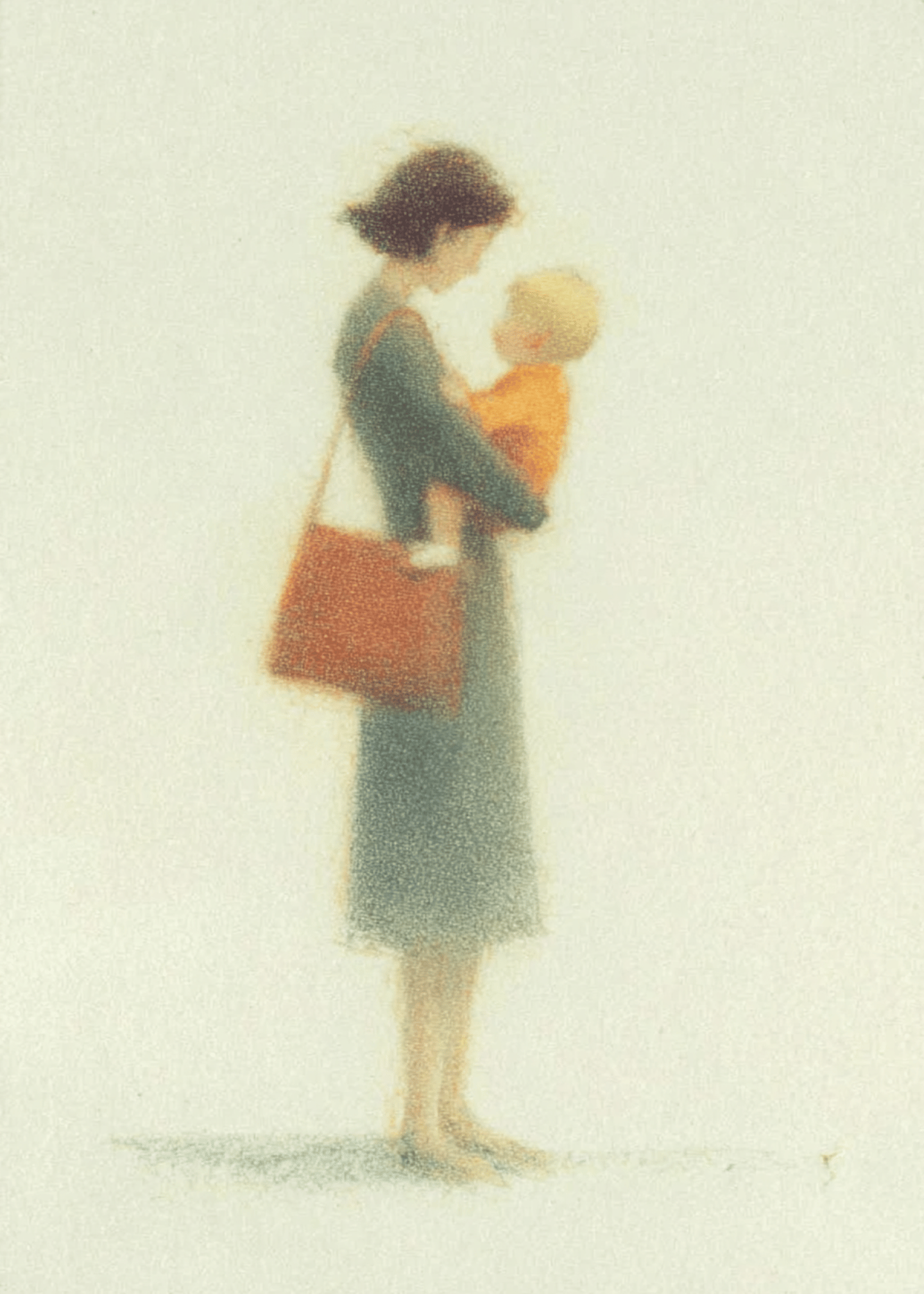 mom and sun moody illustration