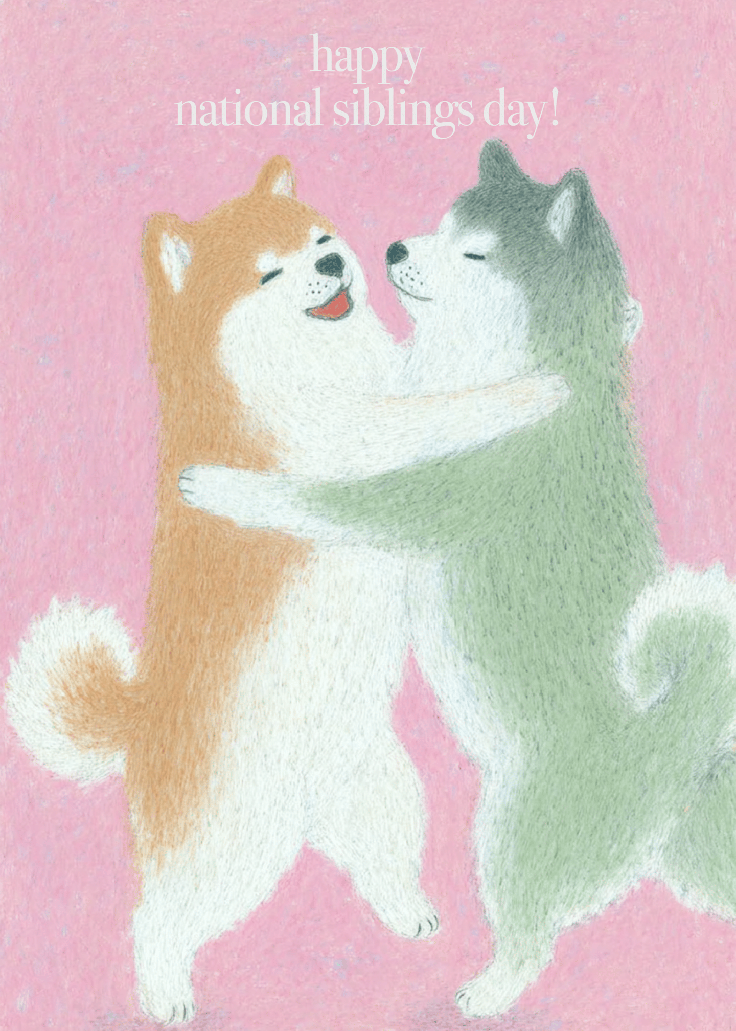 national siblings day shiba inu