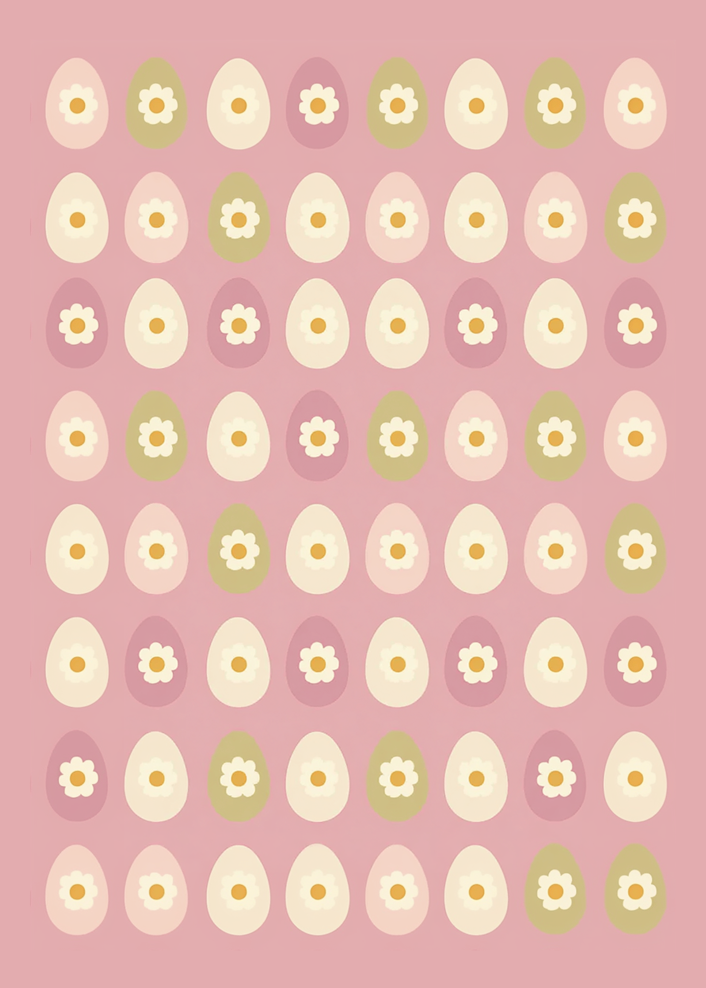 Charming Daisies Easter Card