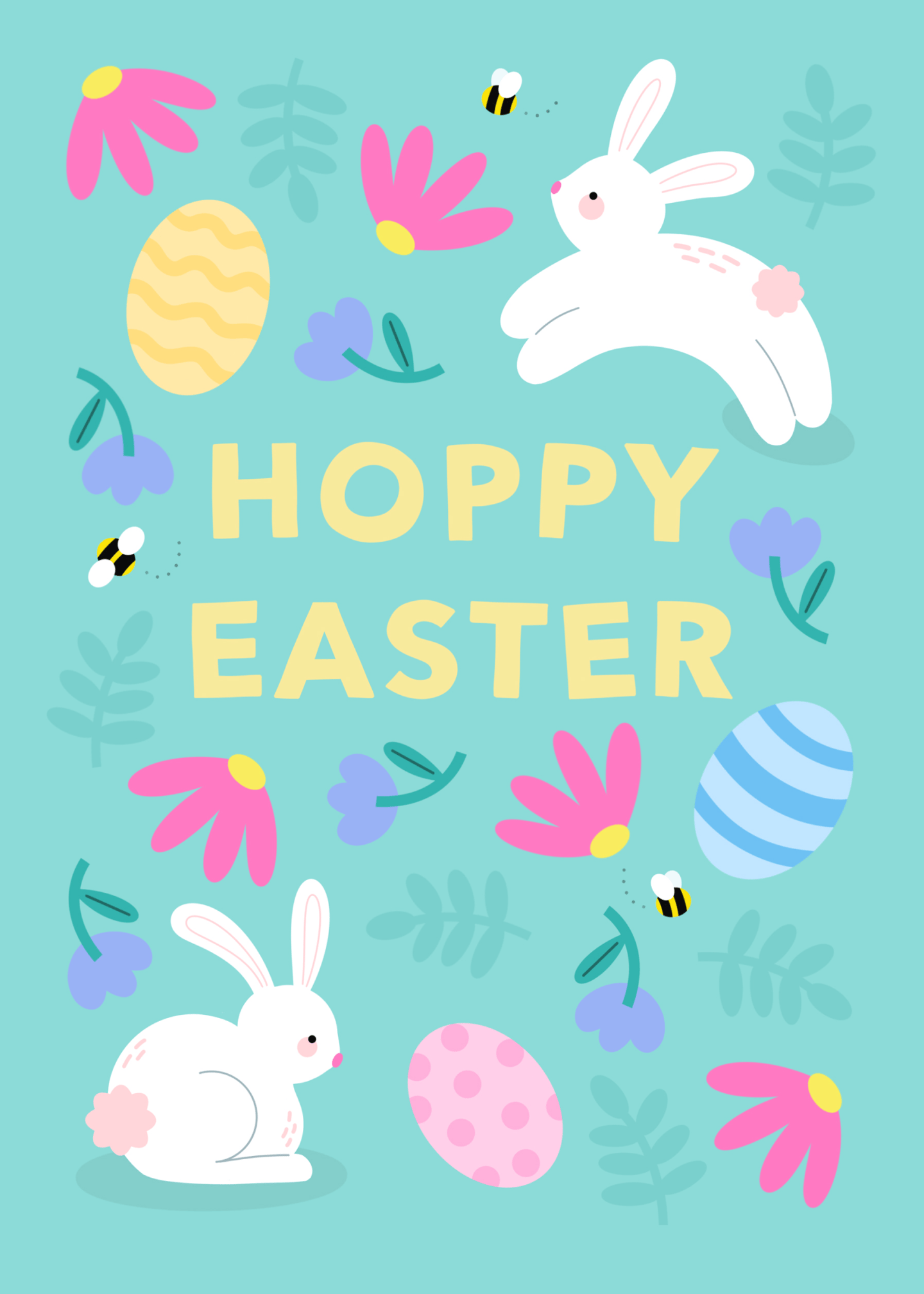 hoppy easter bunnies