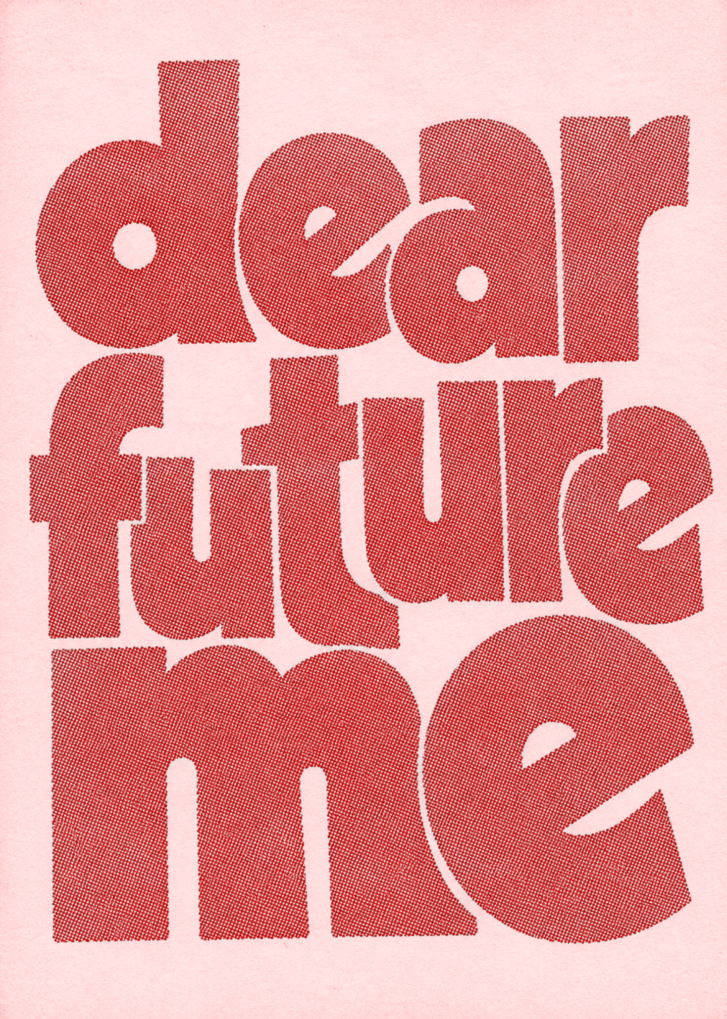 A bold card for Dear future me