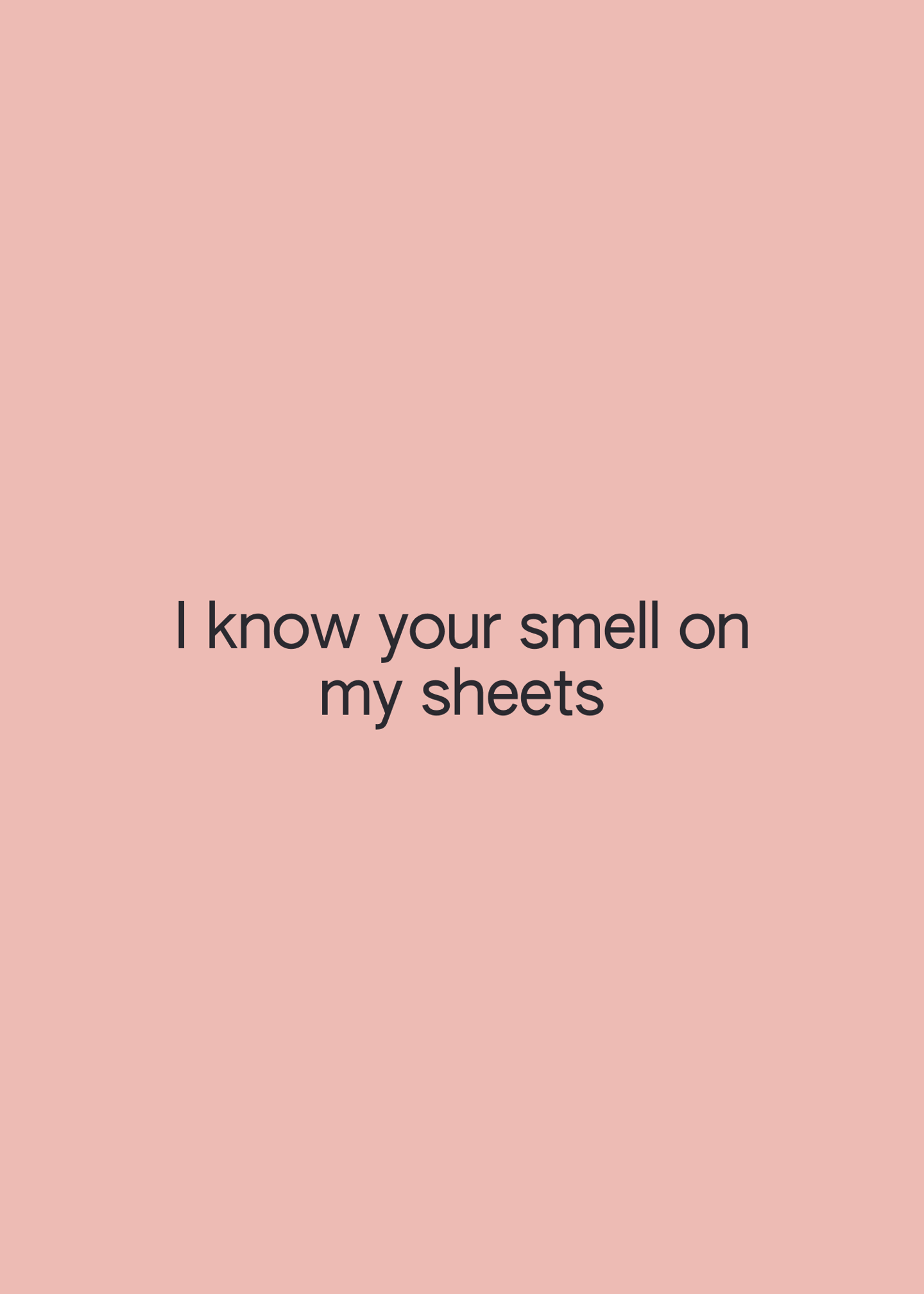 smell on my sheets