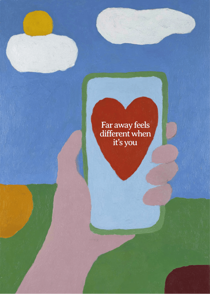 far away feels different when it's you