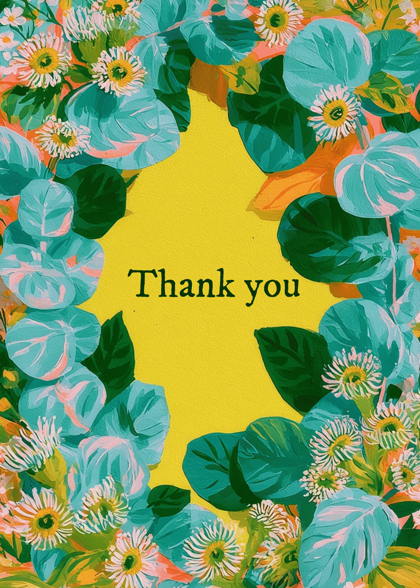 Painted Garden Thank You