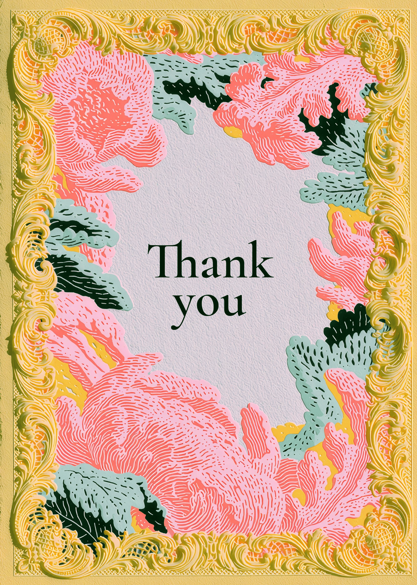 Ornate Frame Thank You