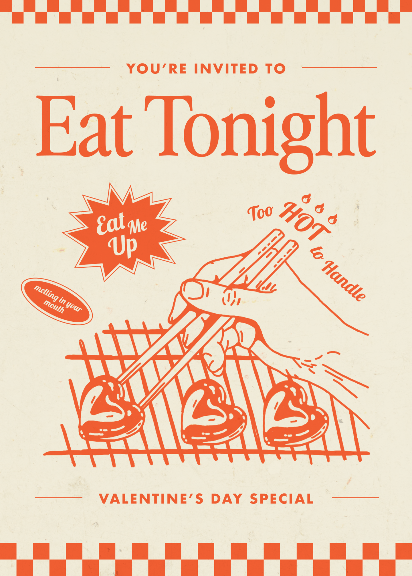 Eat Tonight Valentine Card