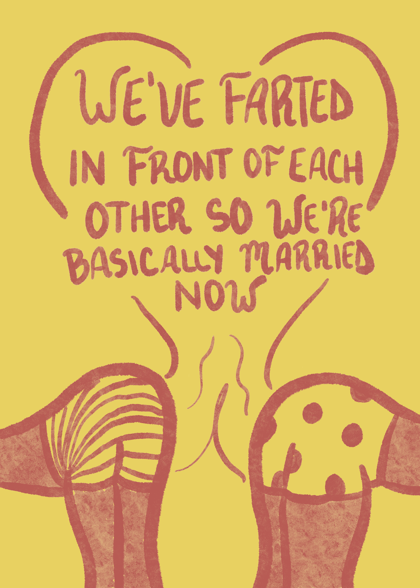 Basically Married Fart Card