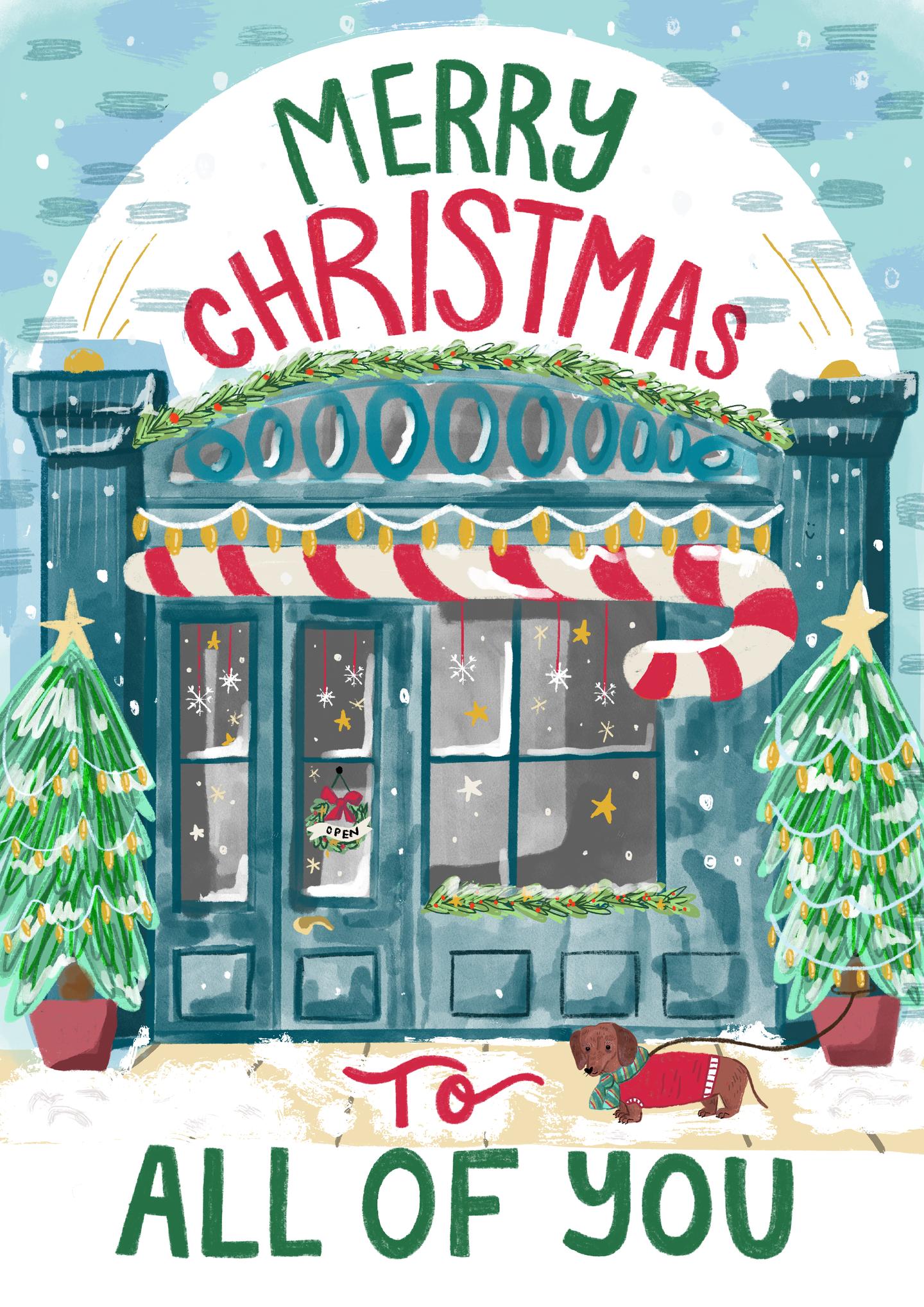 Festive Shopfront Christmas