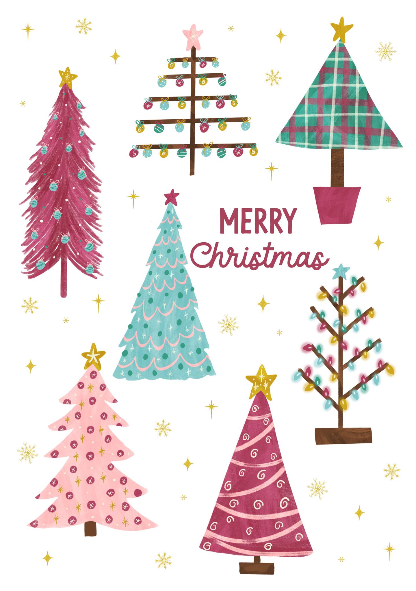 Whimsical Christmas Trees