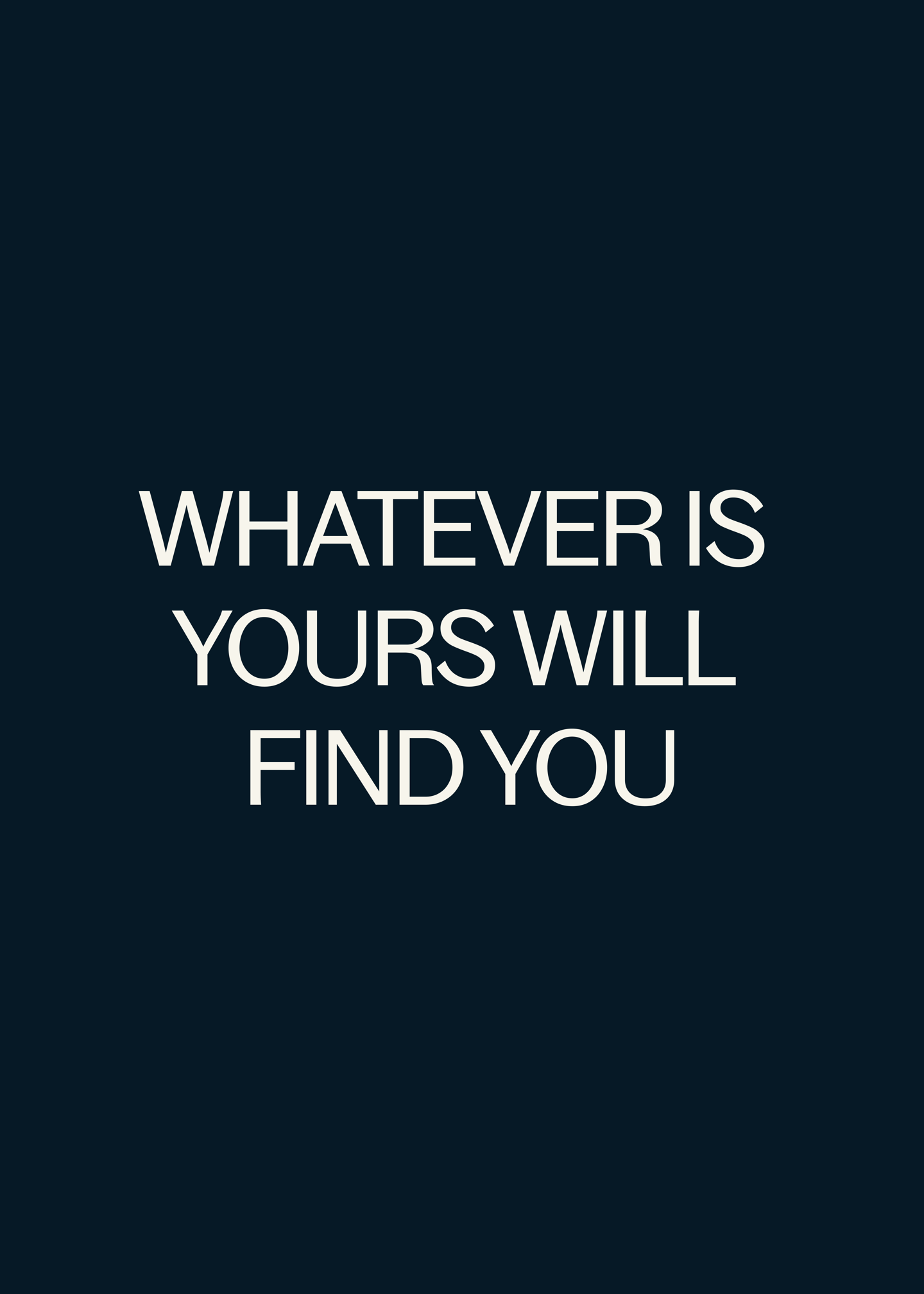 whatever is your card