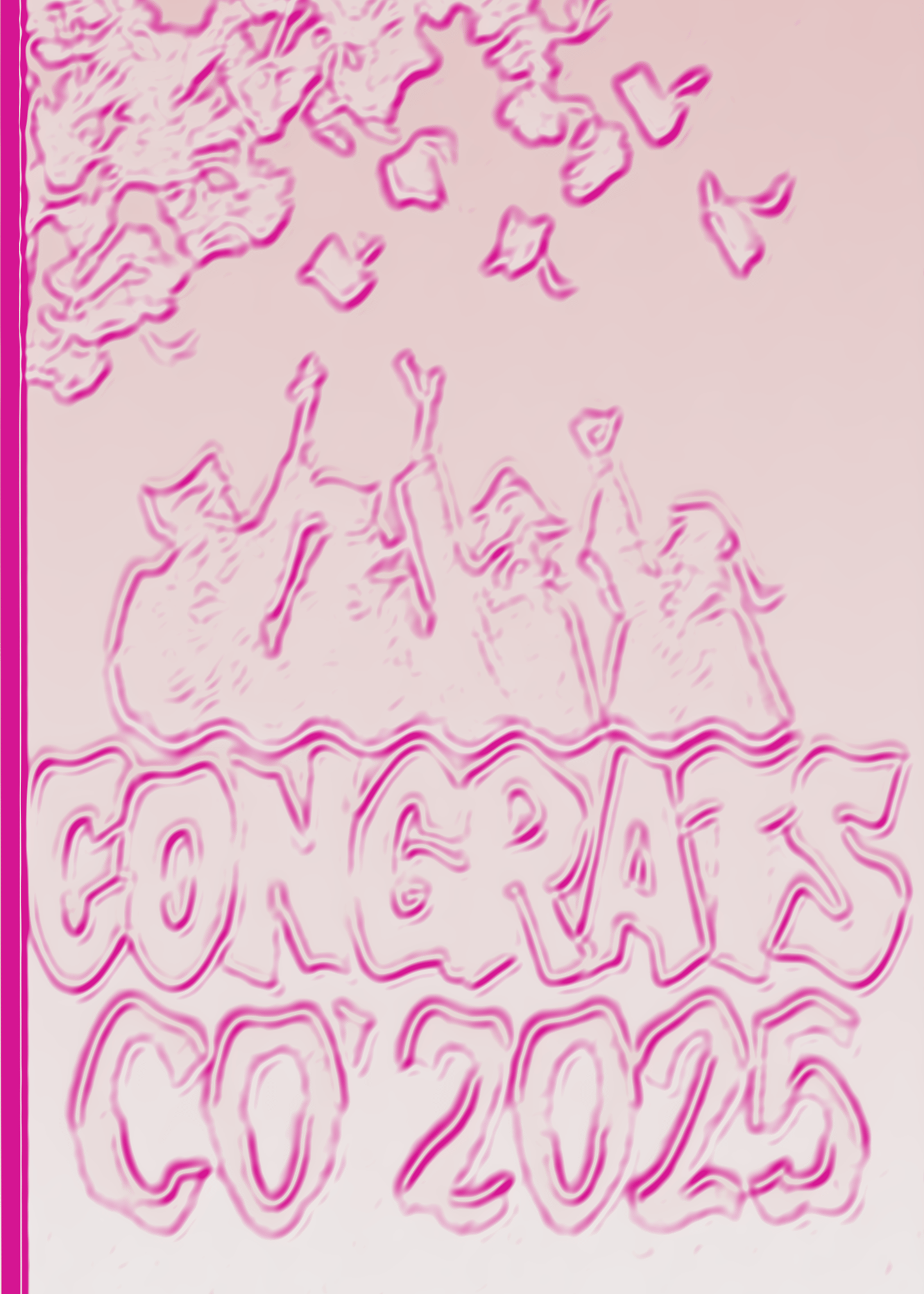 Congrats Class of 2025 Pink Haze Card