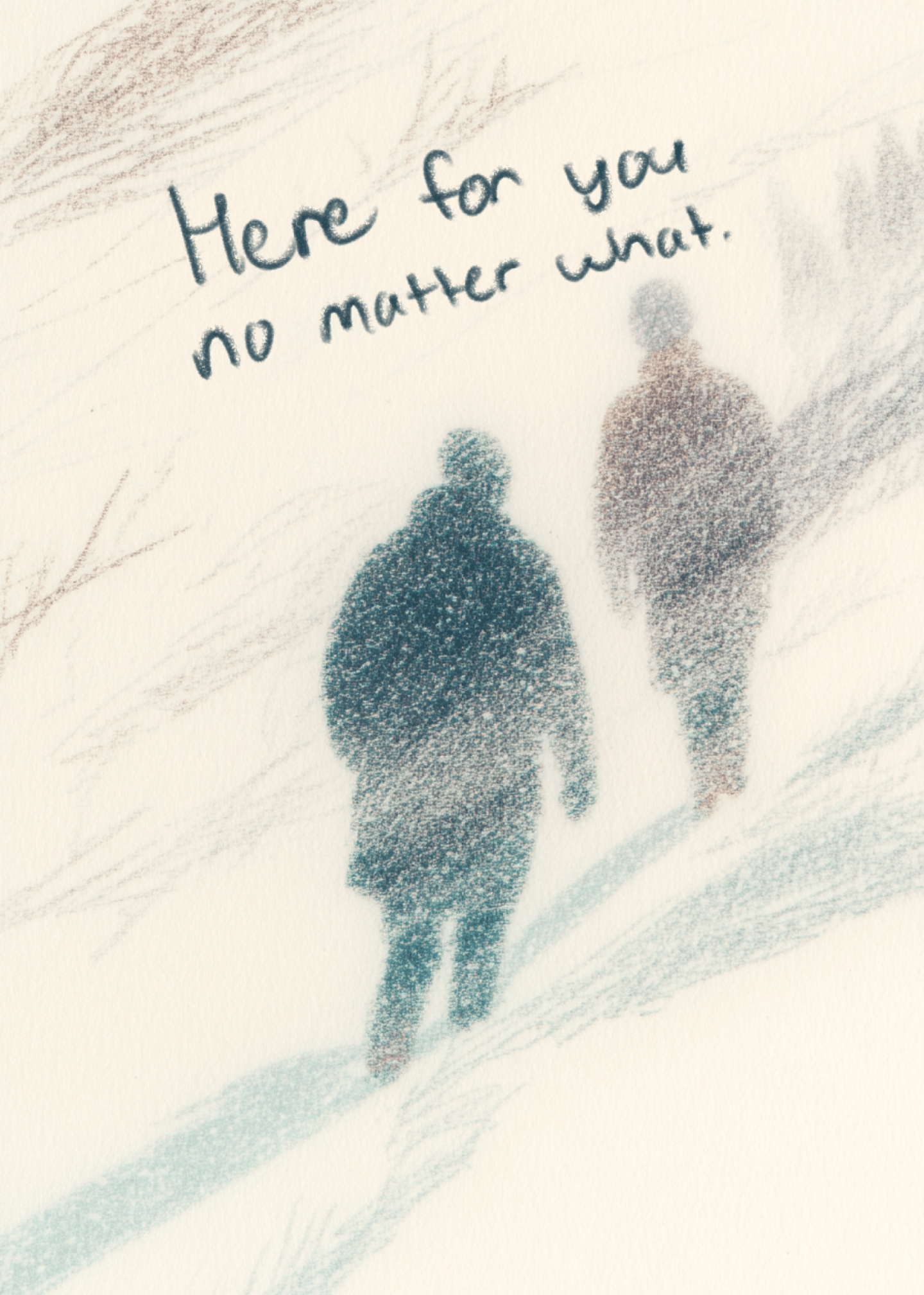 Here for You No Matter What Card