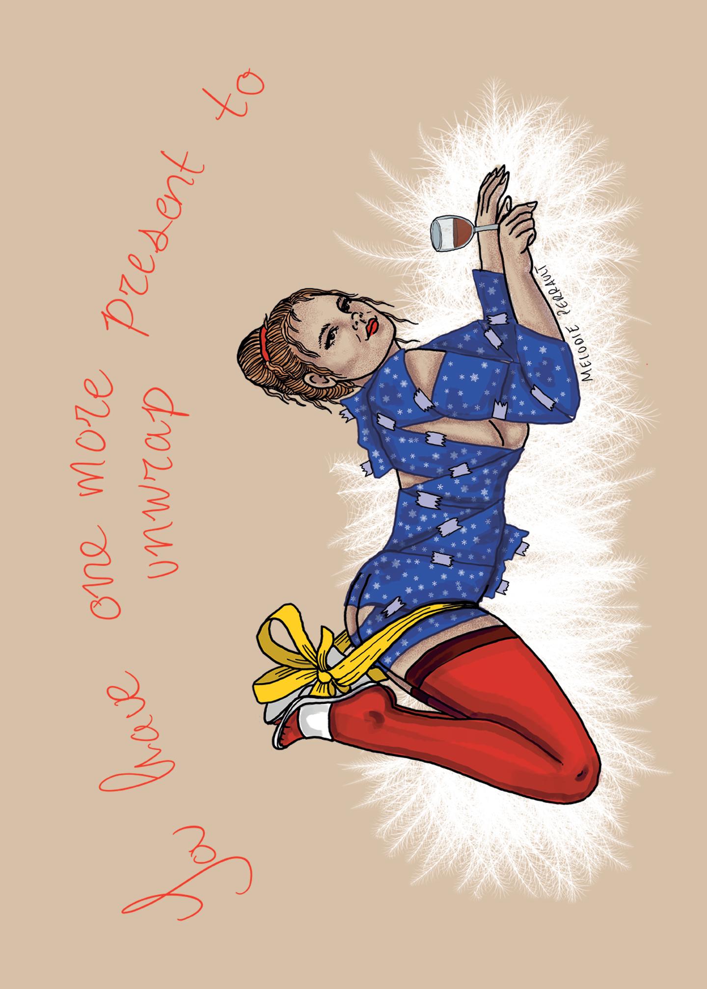 One More Present to Unwrap Christmas Card