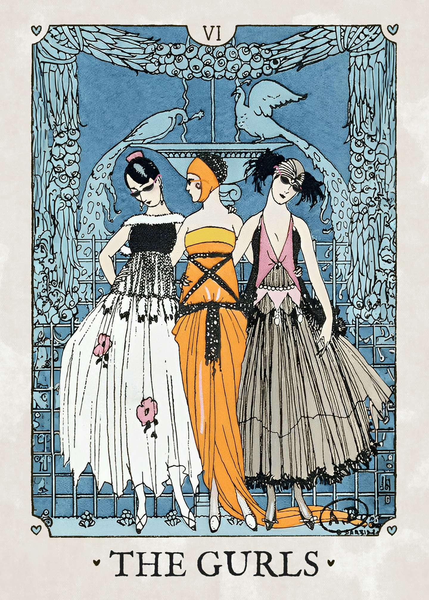 The Gurls Vintage Card