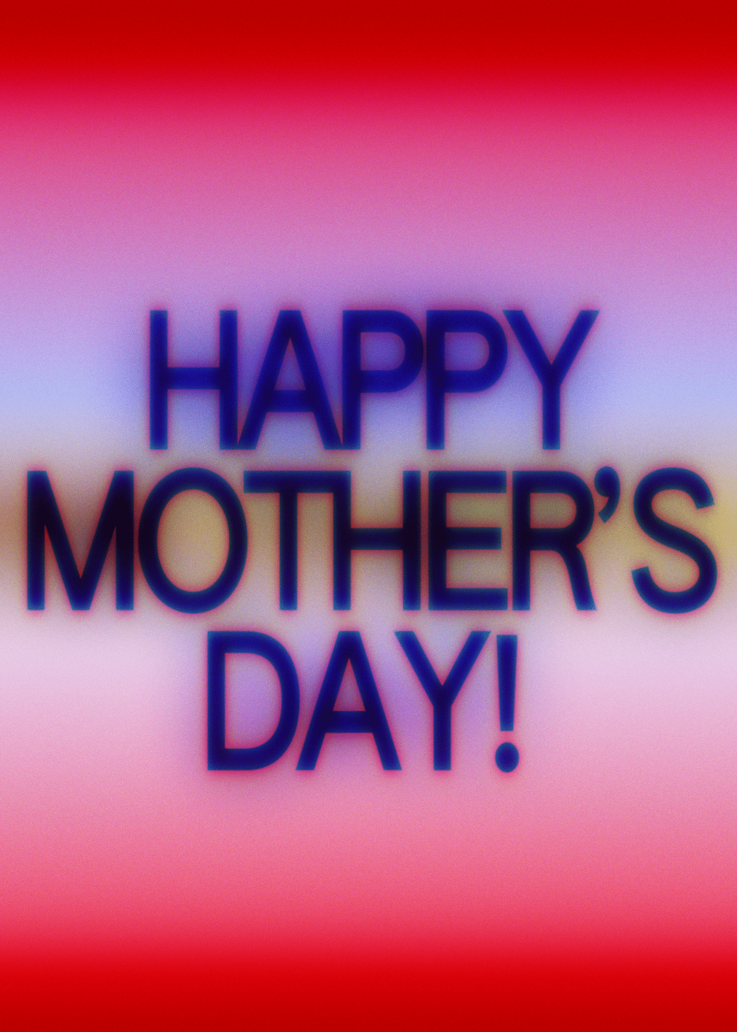 Gradient Glow Mother’s Day Card