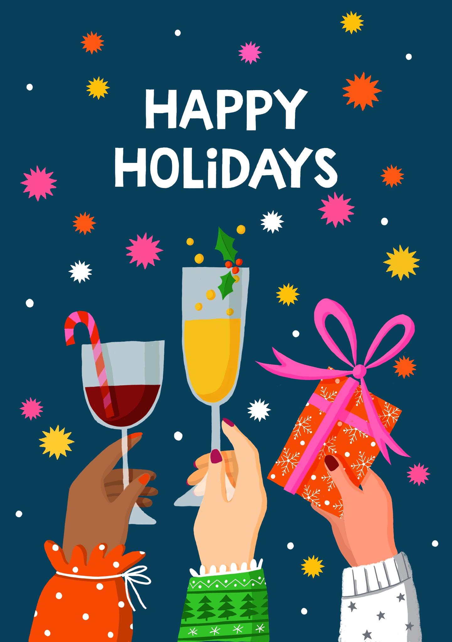 Happy Holidays Toast