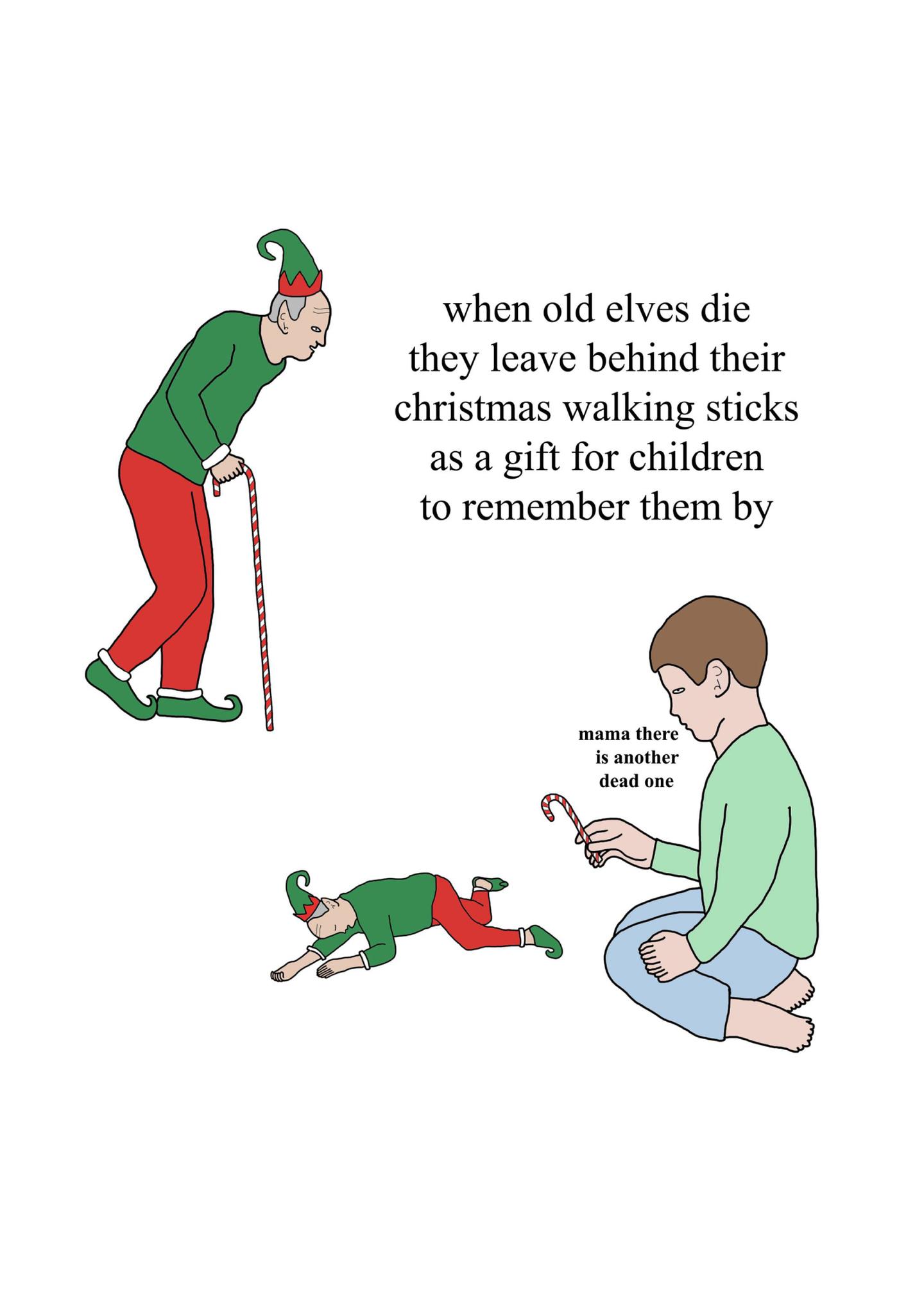 Old Elf Candy Canes