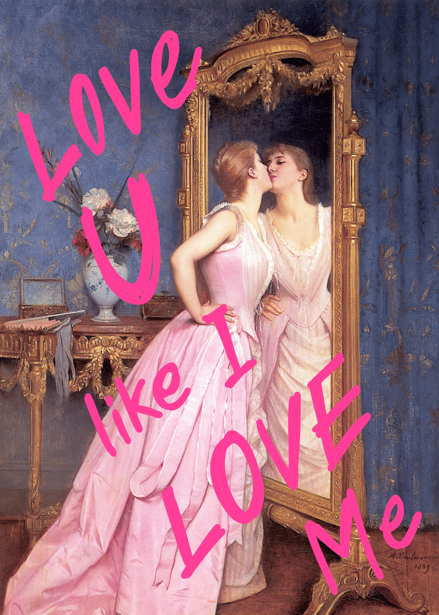 Love U Like I Love Me Card