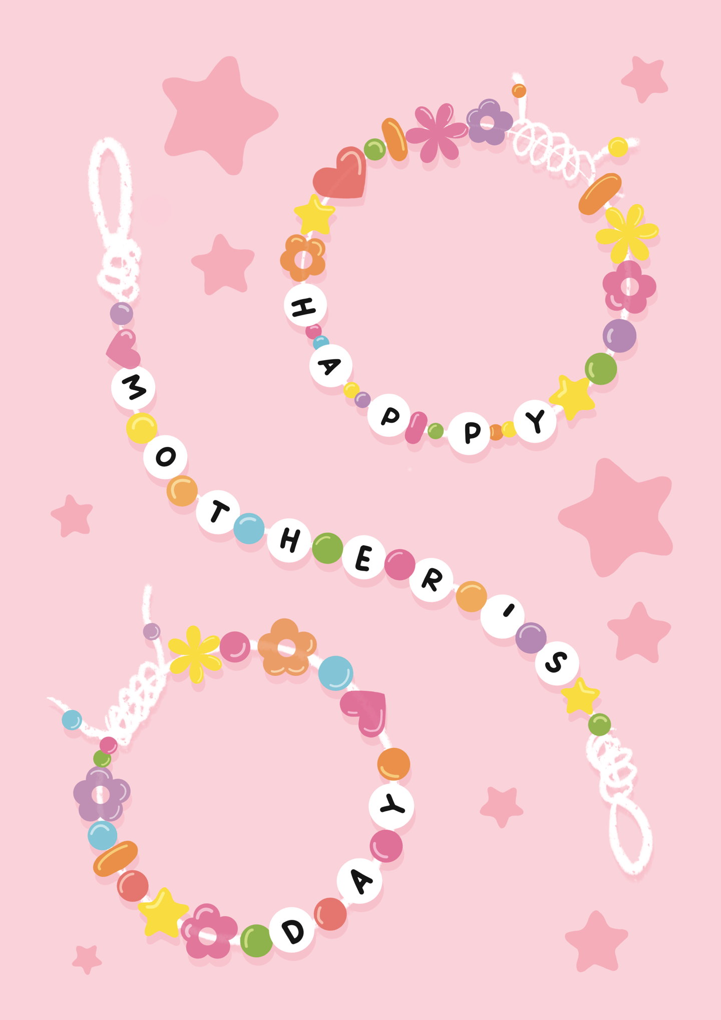 Beaded Bracelet Happy Mother’s Day Card