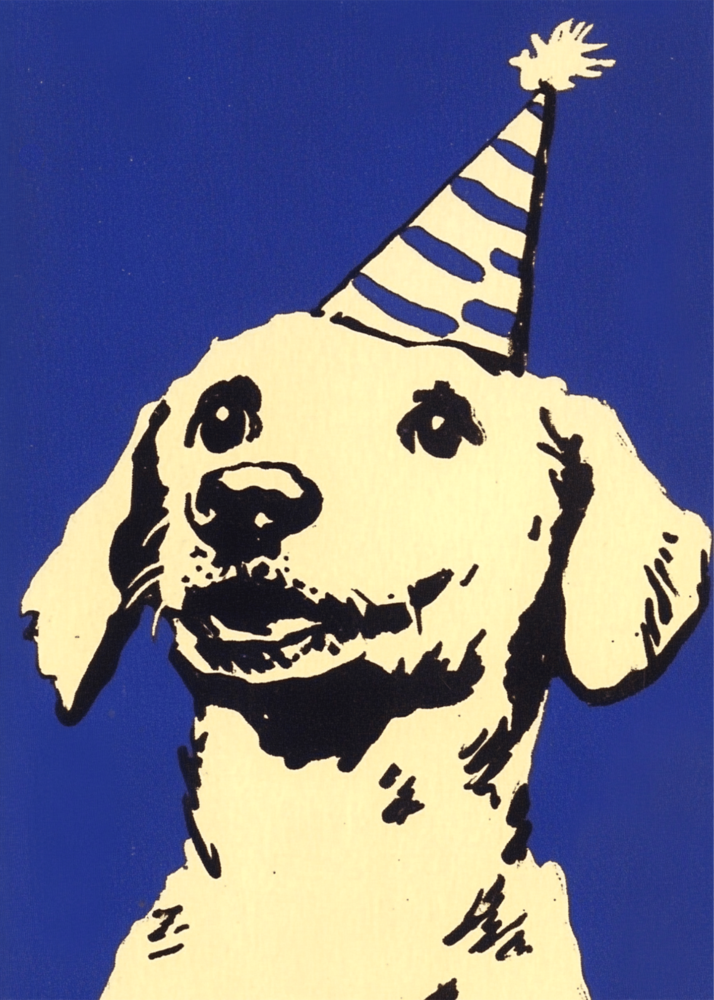 Party Hat Dog Birthday Card