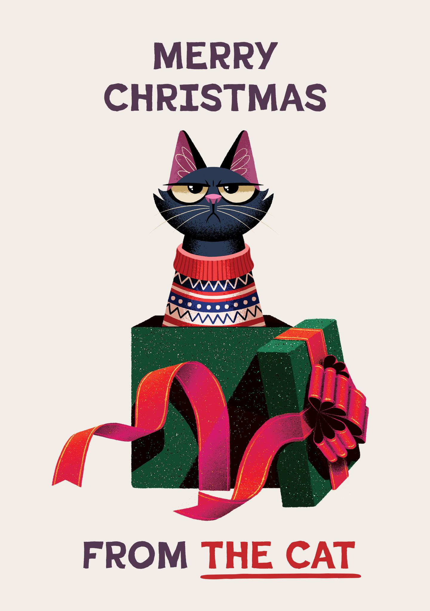 Merry Christmas From the Cat