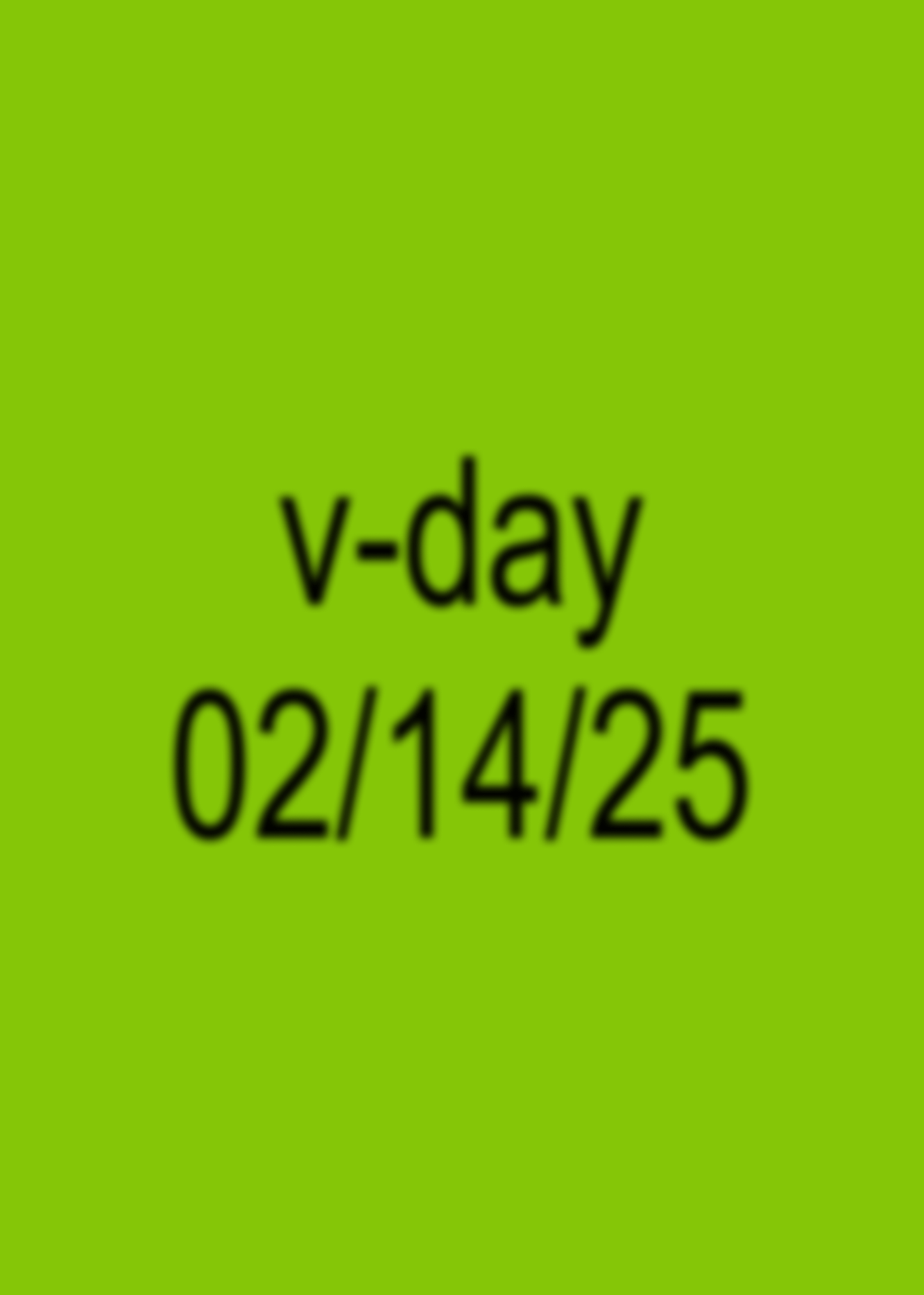 V-Day 02/14/25 Card