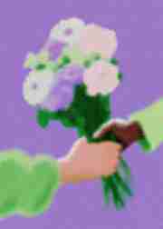 Floral Gesture Greeting Card