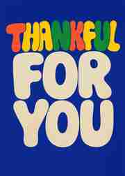Colorful Thank You Card