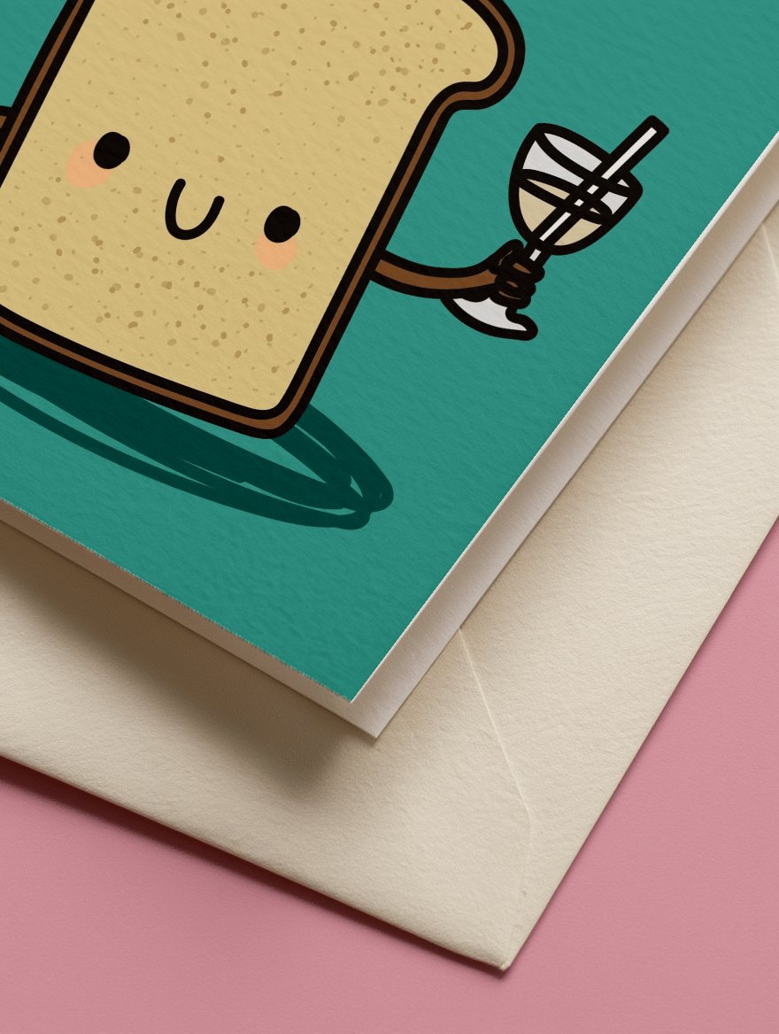 Here's a Little Birthday Toast Just for You mockup 3