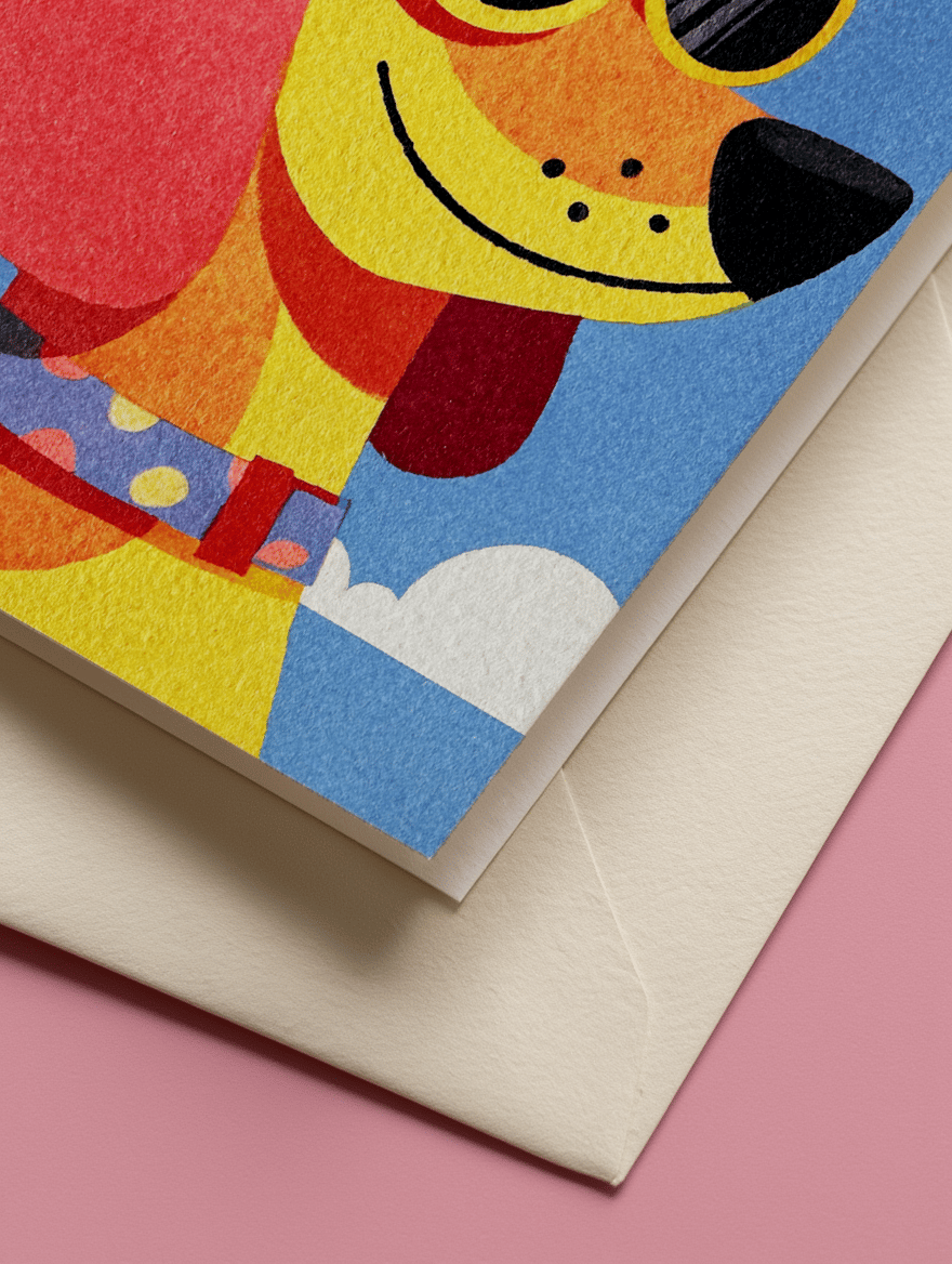 daschund with sunglasses mockup 3