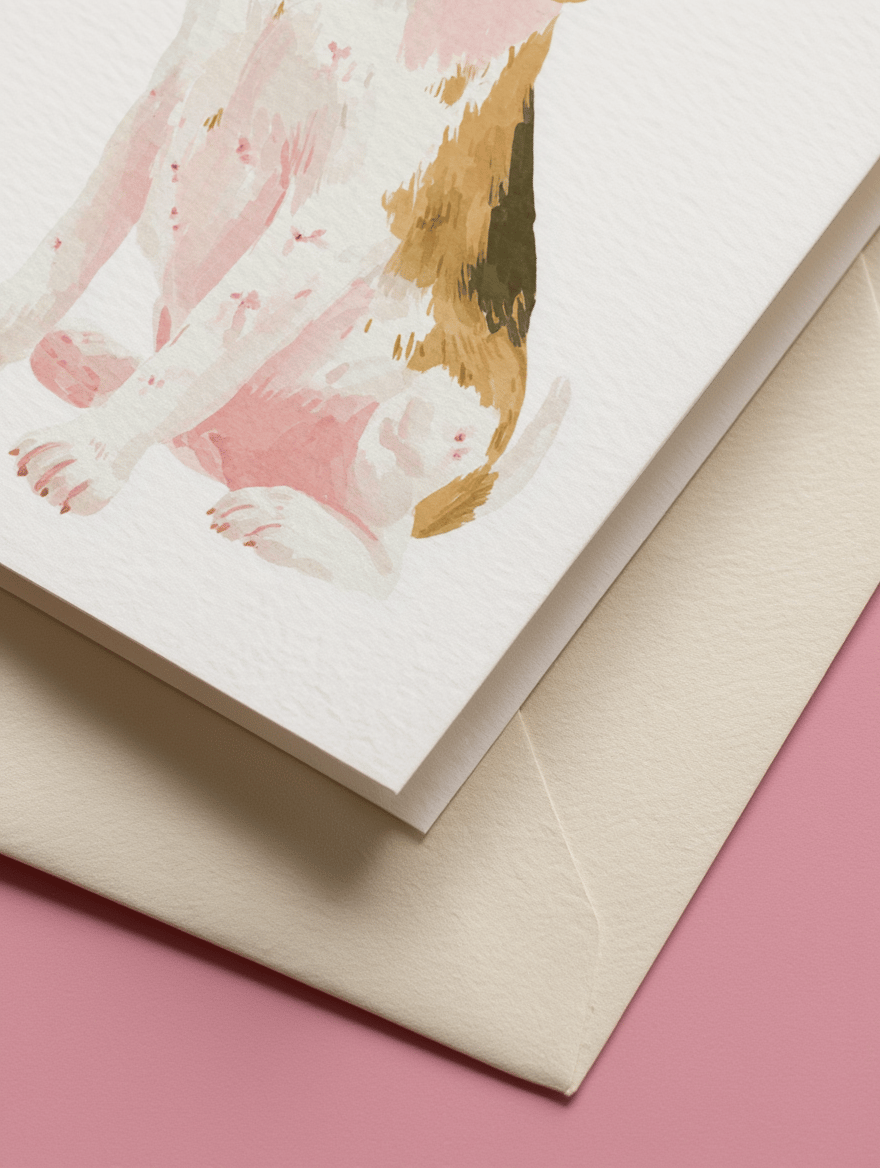 beagle sitting on the floor mockup 3