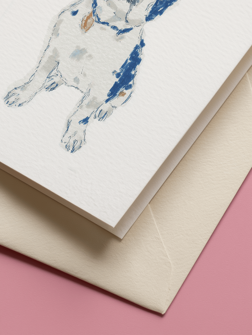 boston terrier sitting mockup 3