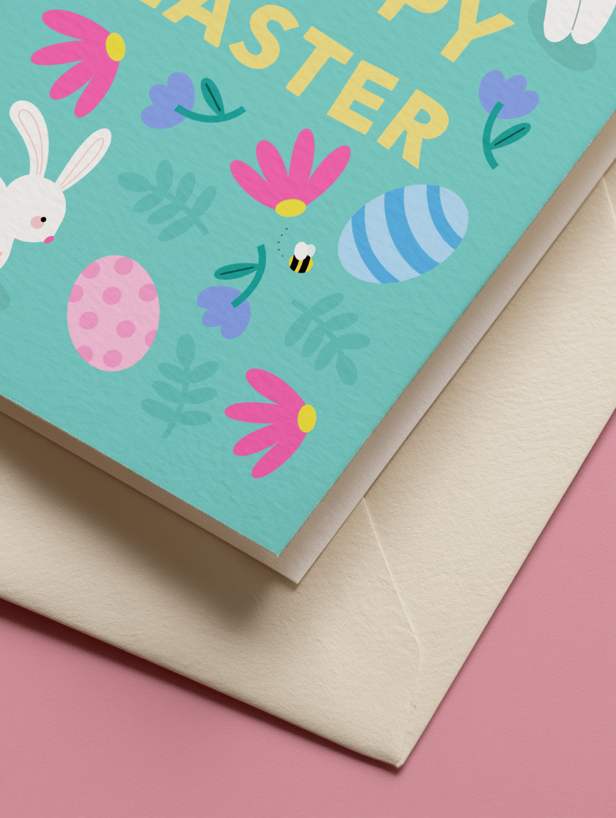 hoppy easter bunnies mockup 3