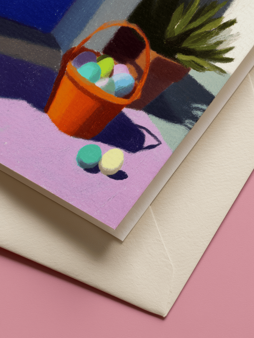 easter egg painting mockup 3