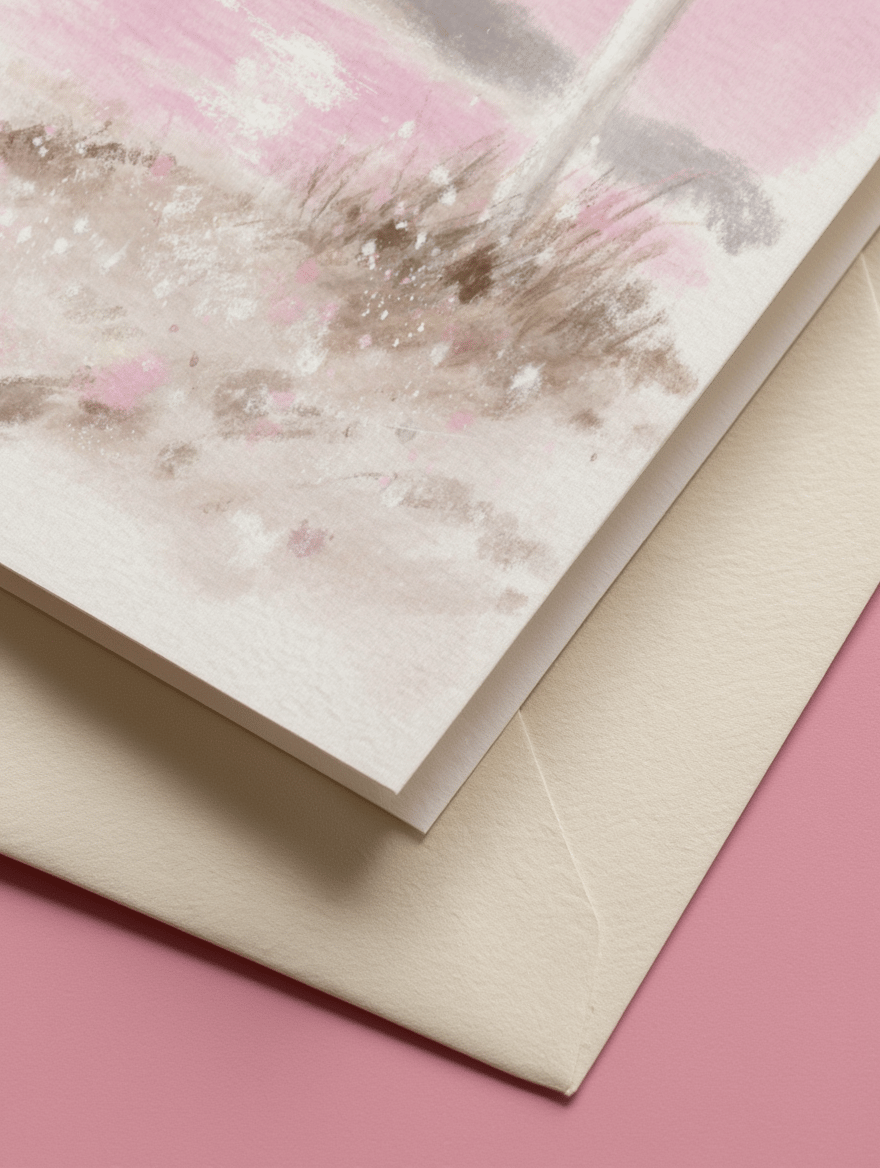 Easter Blessings Pastel Card mockup 3